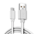Samsung Micro USB cable front view on white background