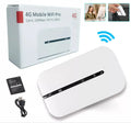 Portable 4G LTE WiFi hotspot mini MiFi router with SIM card.
