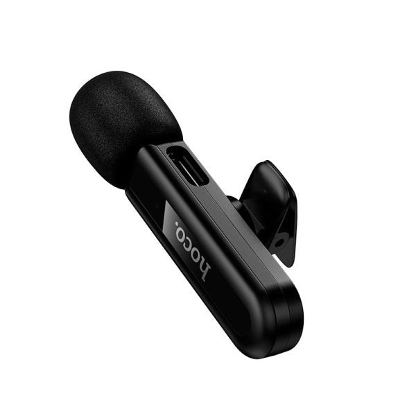 HOCO L20C mic with laptop recording setup