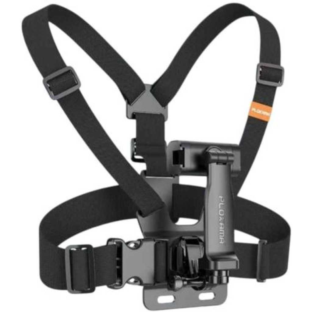 Plokama CX10 Chest Strap Phone Mount – Worn During Cycling