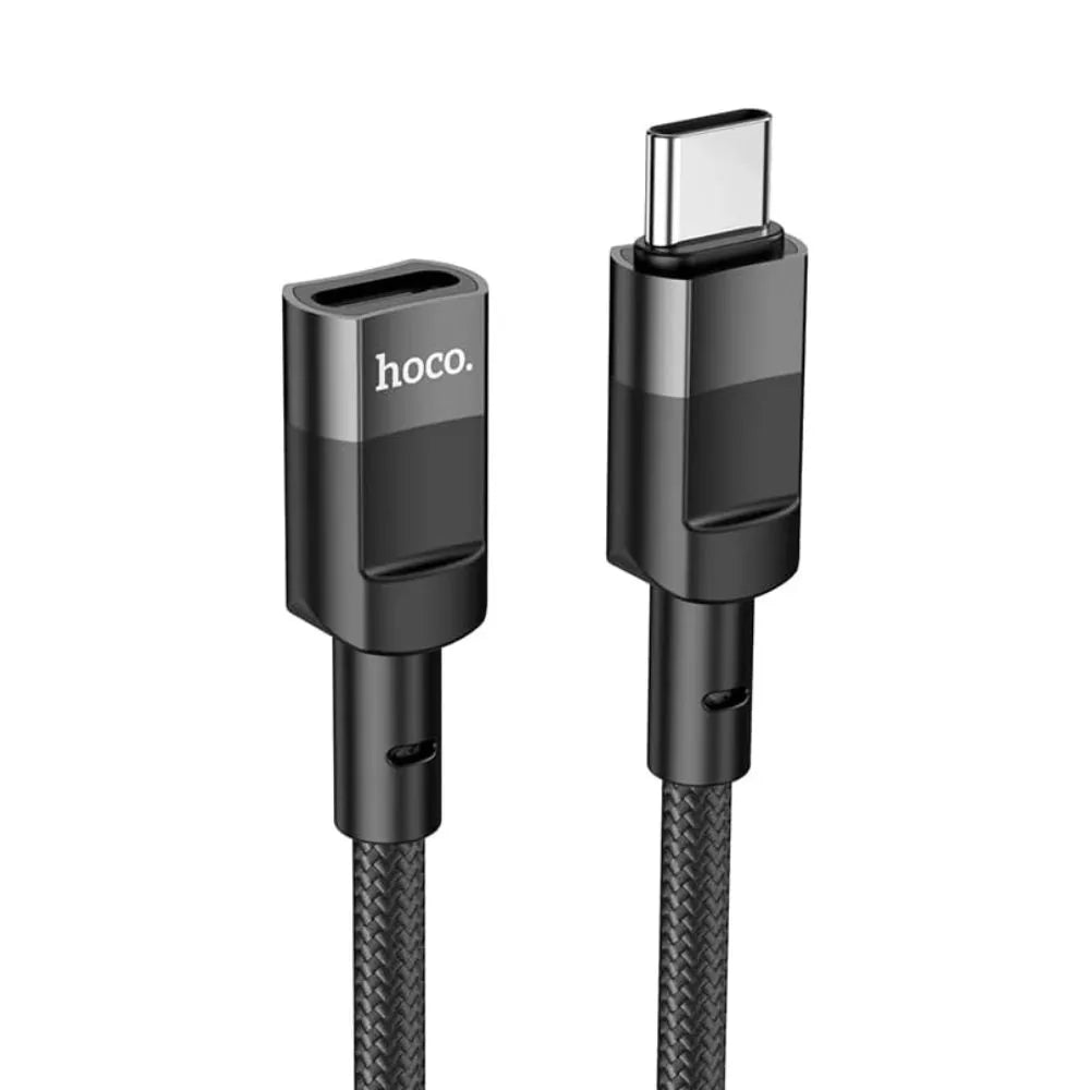Hoco U107 Type-C Male to Type-C Female USB 2.0 Extension Cable, 1.2 m Length