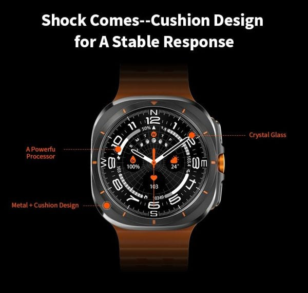 Galaxy Ultra Smart Watch – On Wrist Fitness Use