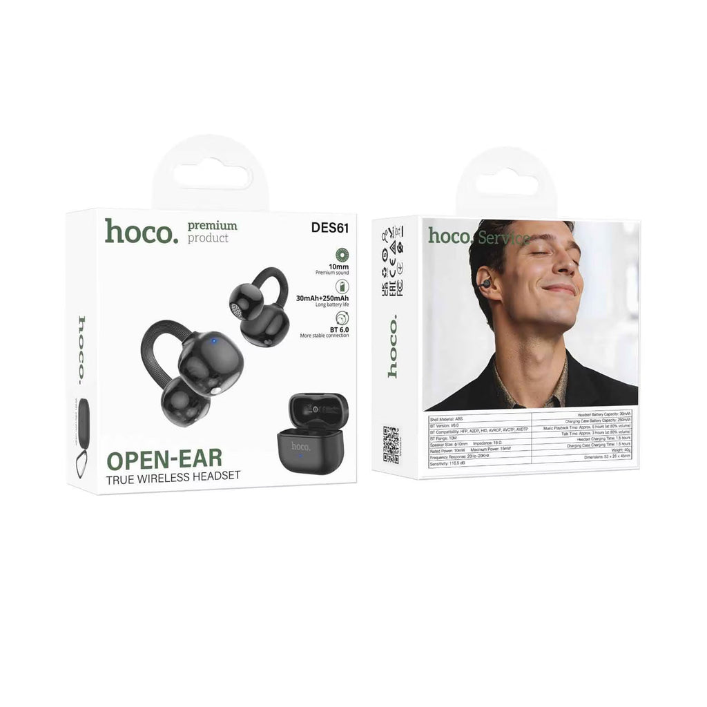 HOCO DES61 open-ear wireless earphones – PhoneHub Lebanon