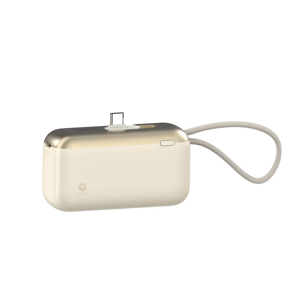 LITO LP10 built-in USB-C cable deployed charging device