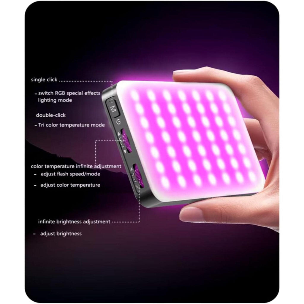 Panoramic stereo fill light for TikTok and YouTube videos
