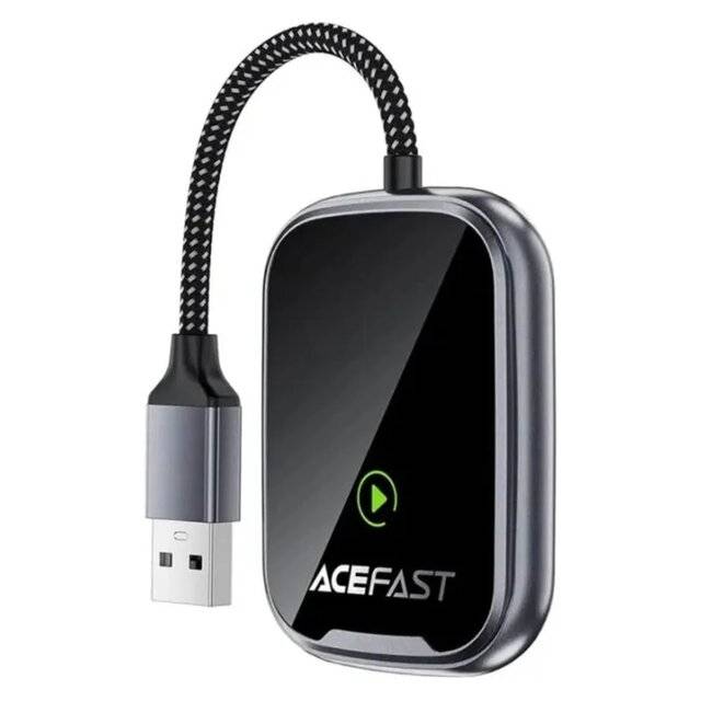 ACEFAST QC1 wireless CarPlay adapter for cars
