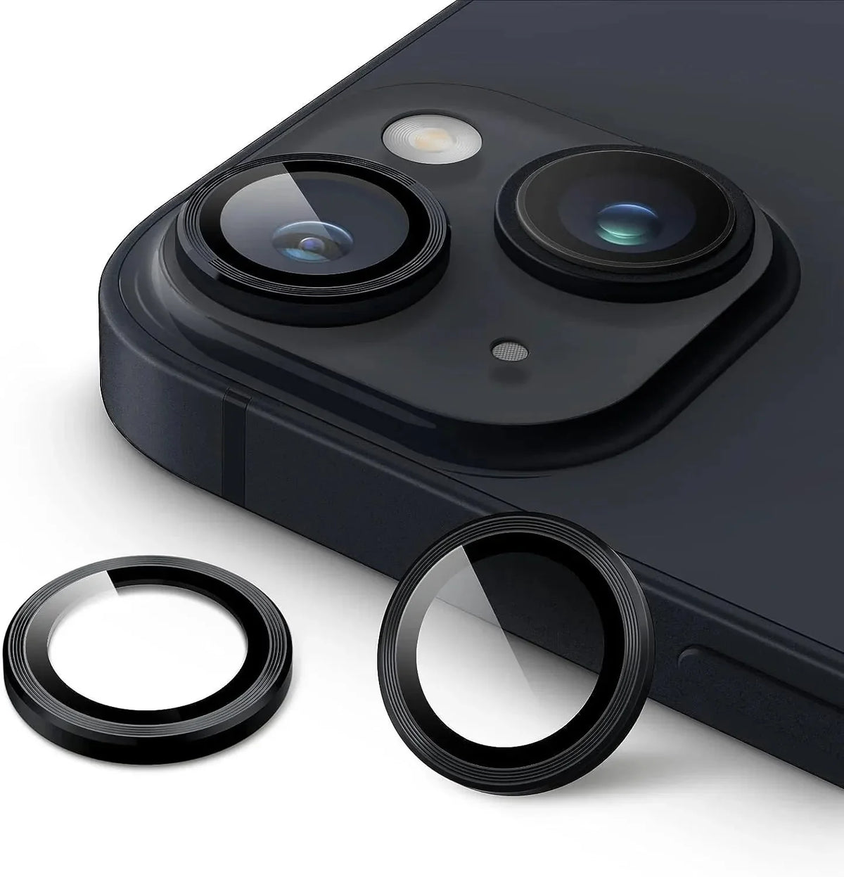 iPhone 15 camera lens protector color ring options