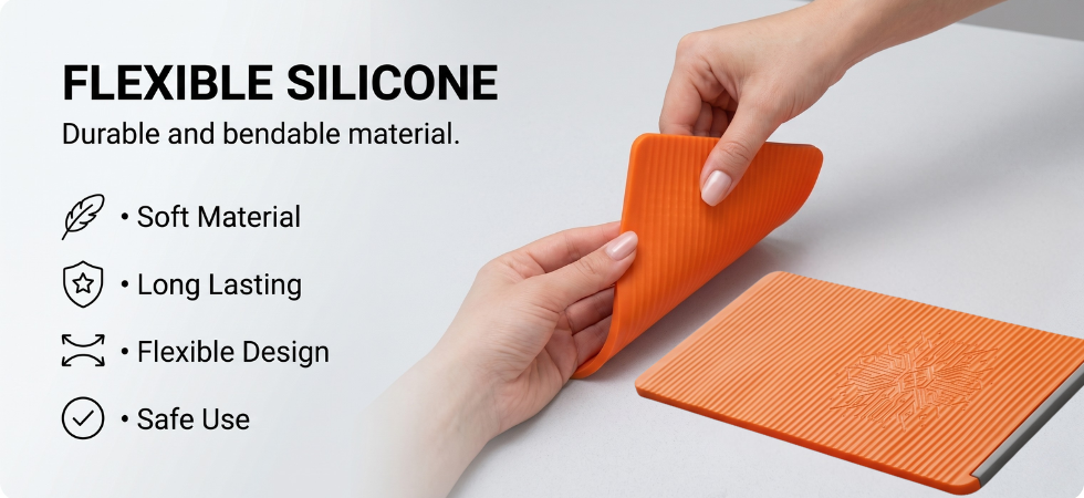 Bendable Phone Stand Rolled Up for Travel – Pocket Size