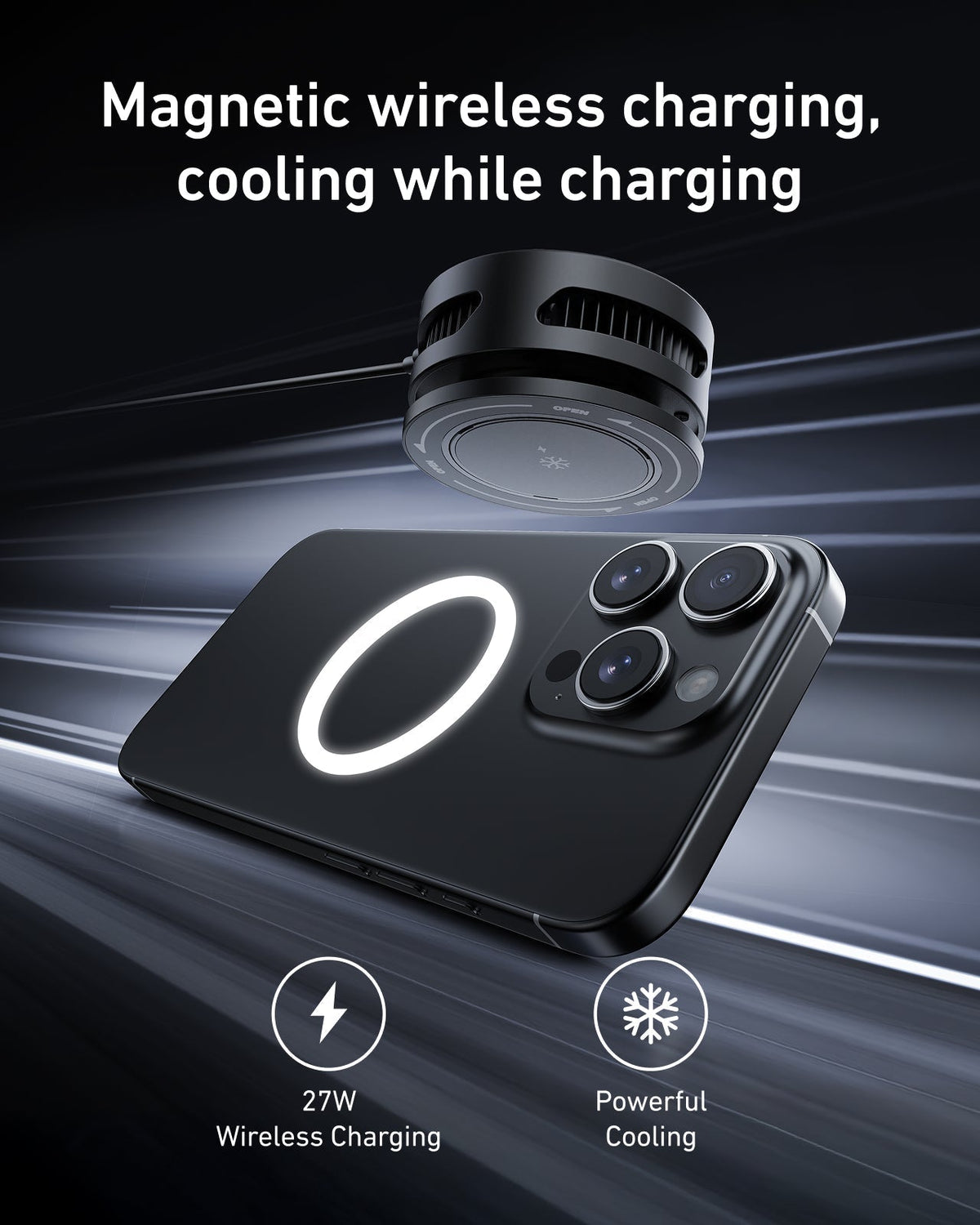 TELESIN Magnetic Phone Cooler semiconductor cooling