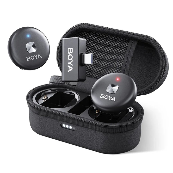 BOYA Omic Dual-Channel Wireless Microphone – Stylish & High-Performance Audio