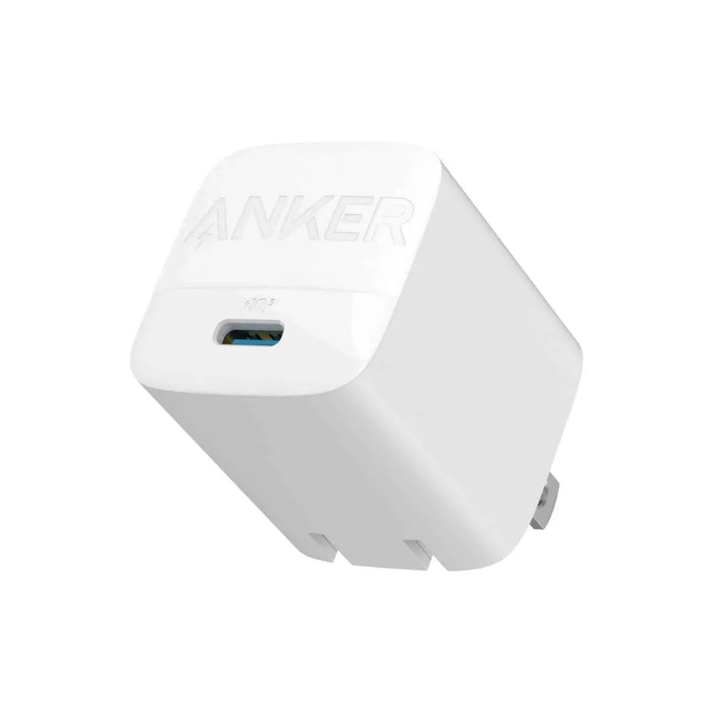 Compact Anker GaN charger with PowerIQ 3.0 and PD support
