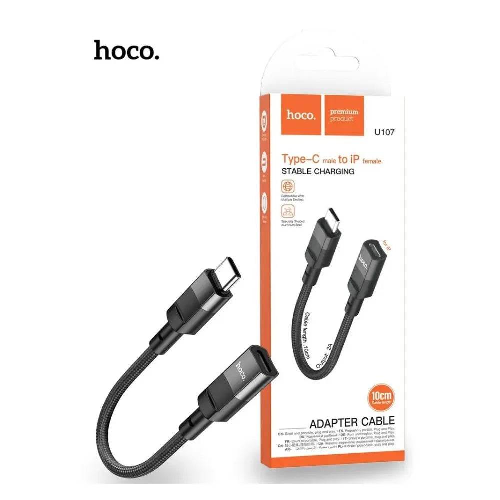HOCO U107 USB-C Lightning cable with power bank