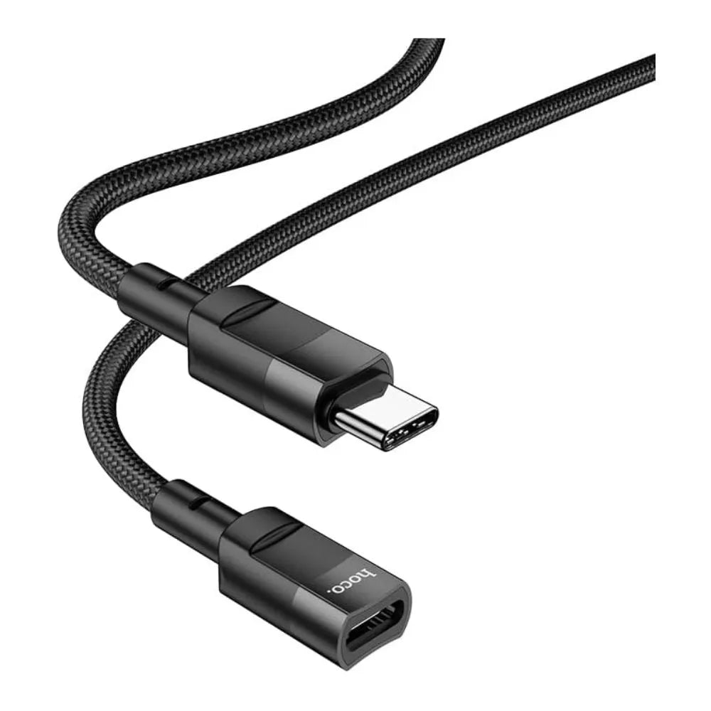 Hoco U107 Type-C Male to Type-C Female USB 2.0 Extension Cable, 1.2 m Length