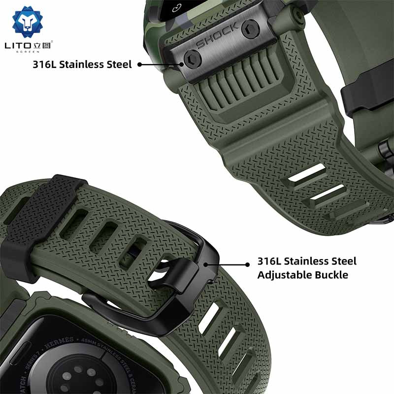 LITO LS-001 interstellar camouflage Apple Watch band packaging