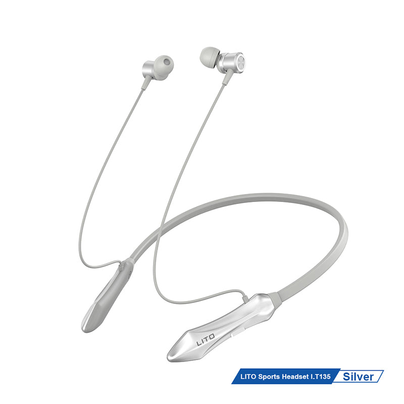 LITO LT-135 neckband earphones lightweight ergonomic design