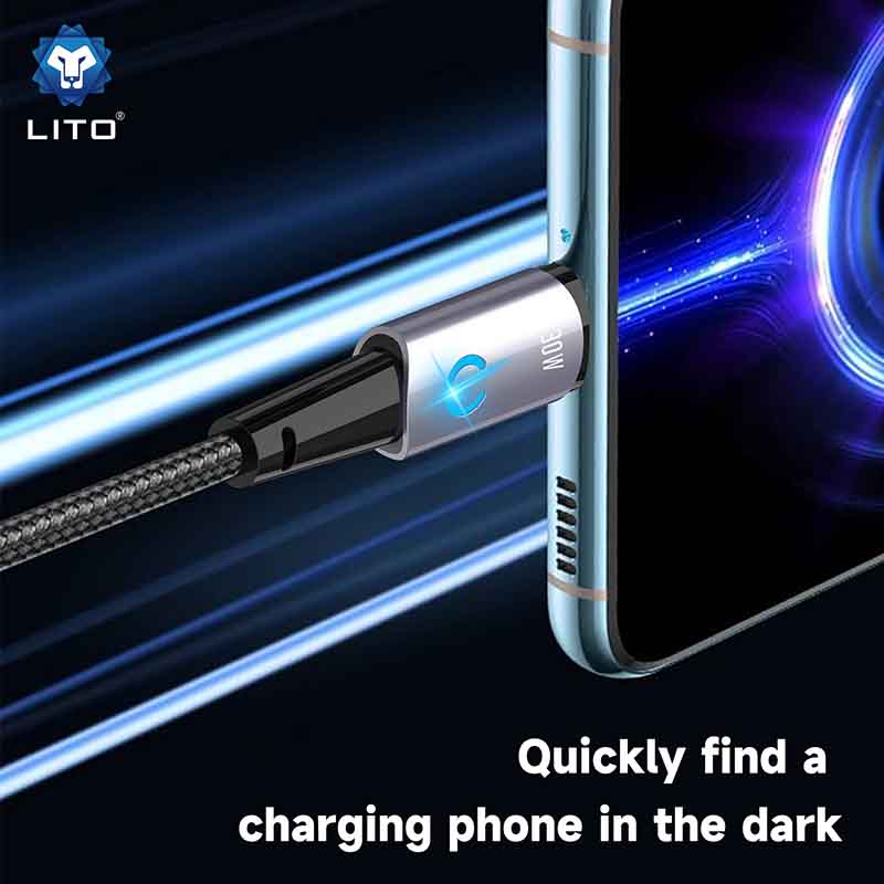 Lito LD10CC 60W Super Charging Metal Data Cable – Type-C to Type-C