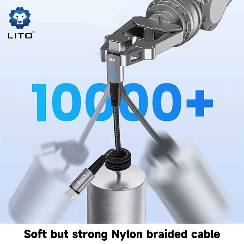 LITO LD10CC metal braid construction close-up durable