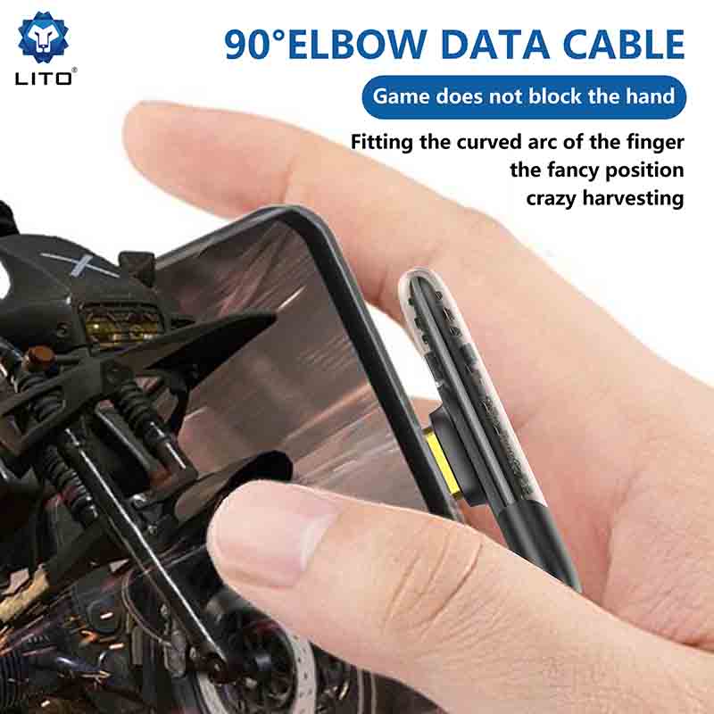 LITO LD11 right-angle elbow connector close-up