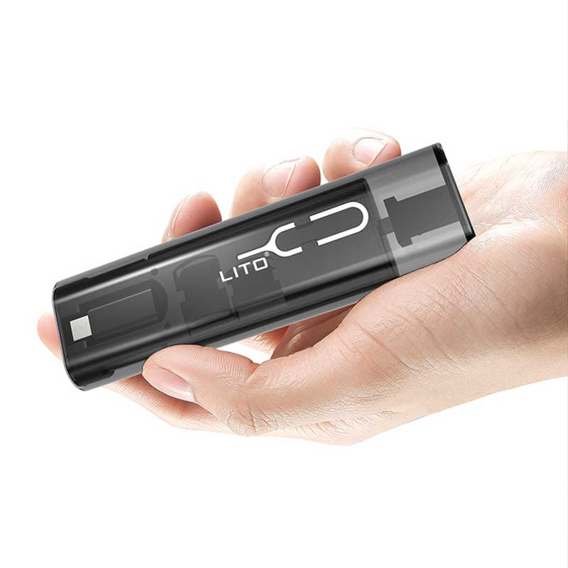 LITO cable organizer box with retrieve card pin