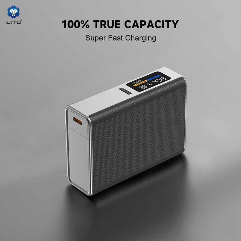 LITO LP05 GaN power bank multiple output ports