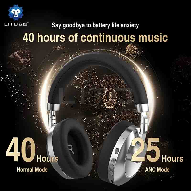 Wireless Gaming Headset – Hi-Fi Sound, Noise Cancelling LITO LE01