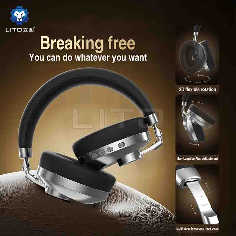 Wireless Gaming Headset – Hi-Fi Sound, Noise Cancelling LITO LE01