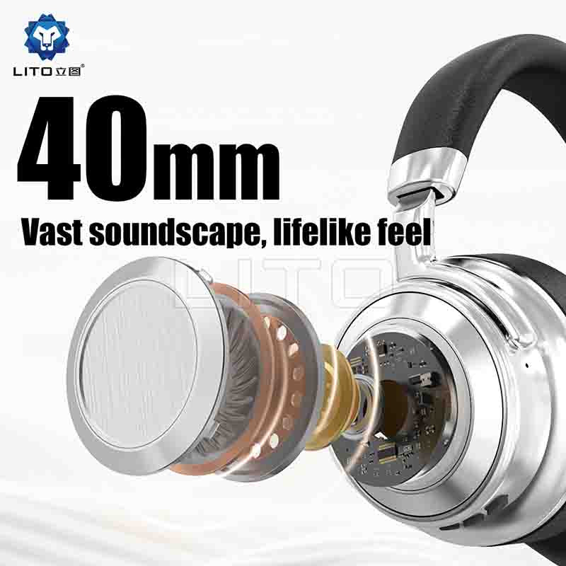 ANC Wireless Headset – Active Noise Cancelling with Hi-Fi Sound LITO LE02