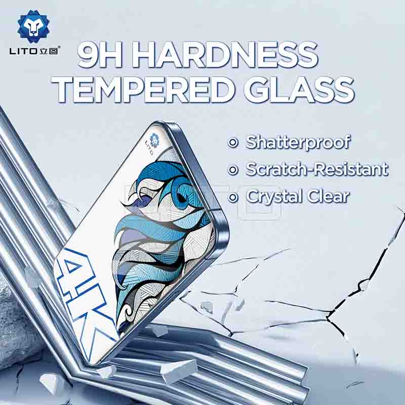 LITO D+ MAX 4K Clear Tempered Glass Screen Protector