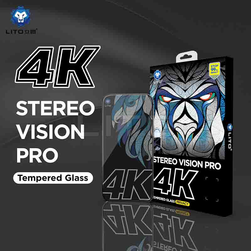 LITO D+ MAX 4K PRIVACY Tempered Glass Screen Protector