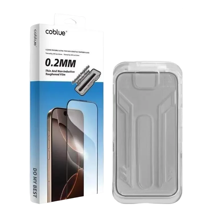 CoBlue Magic Box screen protector iPhone 17 installation system