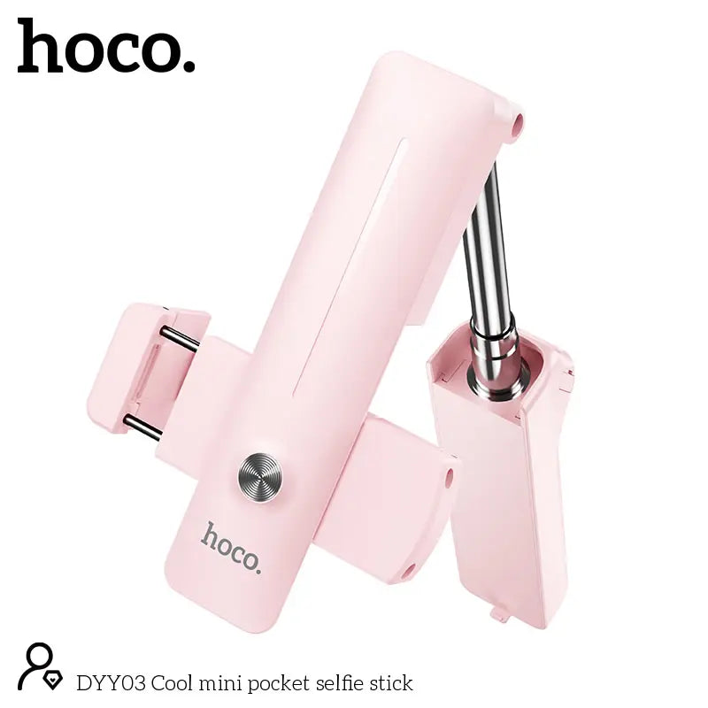 Pink Mini Pocket Selfie Stick 72cm HOCO DYY03