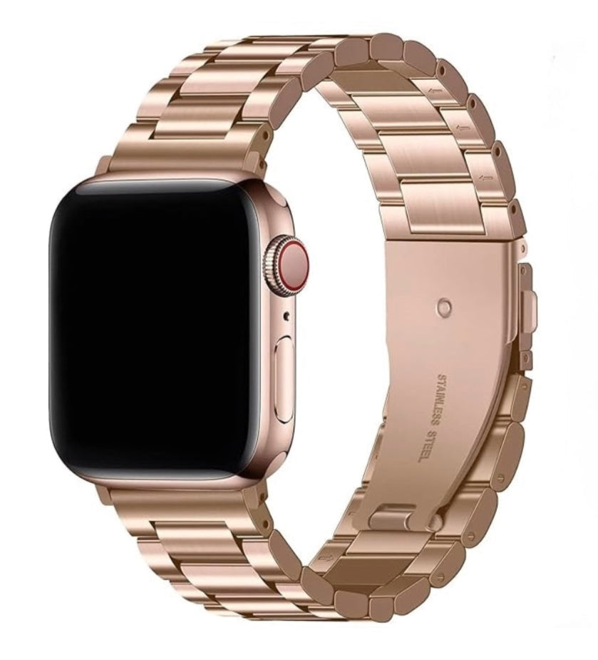 Fullmosa Stainless Steel Apple Watch Band – Folding Clasp Close-up