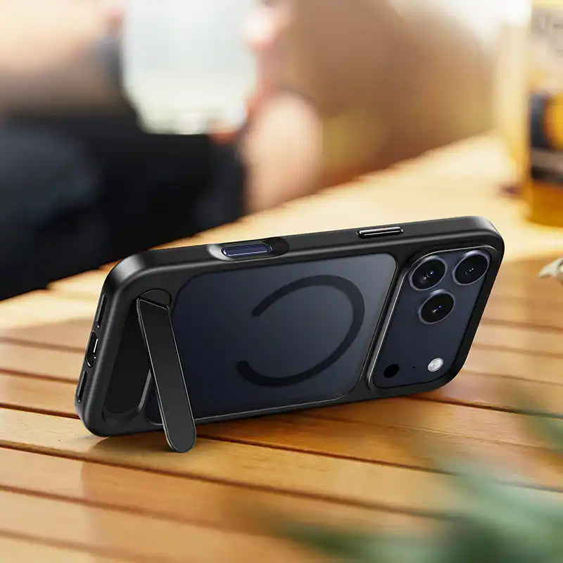 HOCO AS12 Case – Built-in Kickstand and MagSafe Ring Detail