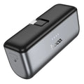 HOCO Q31 Ingenious PD20W 5000mAh power bank Black front view