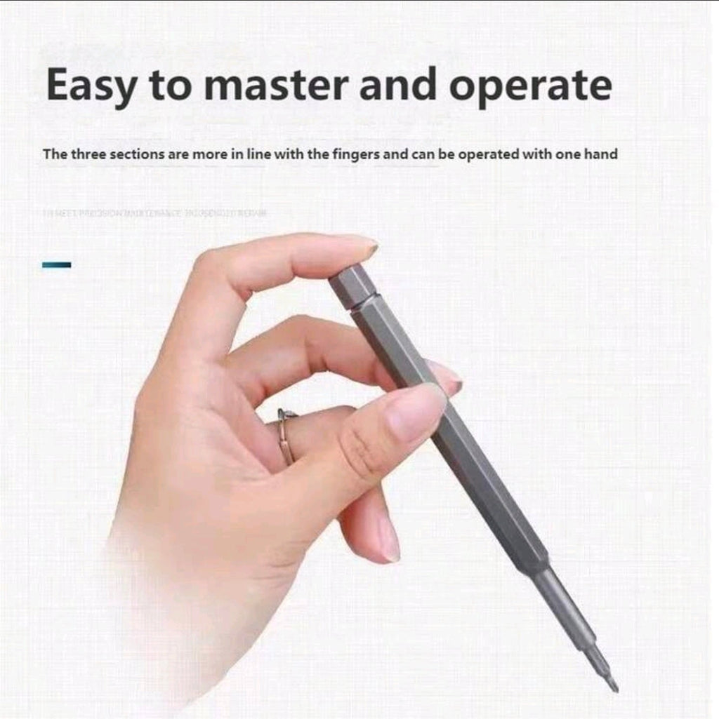Portable 24 in 1 tool kit for phone laptop and small device repair
