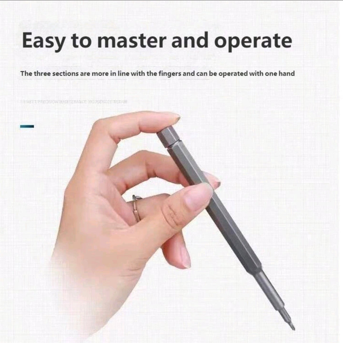Portable 24 in 1 tool kit for phone laptop and small device repair
