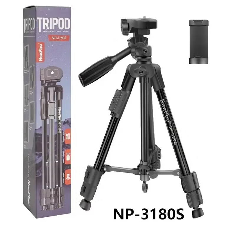 Neepho NP-3180S professional tripod stand for DSLR and smartphones
