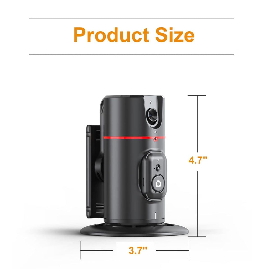 P02 AI face tracker in use recording content hands-free
