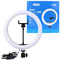 LJJ-33 ring light 33cm with tripod front view