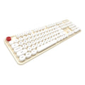 MOFII Sweet wired keyboard with retro round keycaps.
