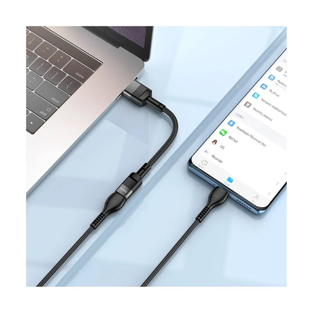 HOCO U107 USB-A to USB-C cable with power bank