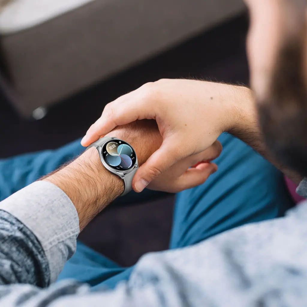 Green Lion G-Master smartwatch with health tracking features
