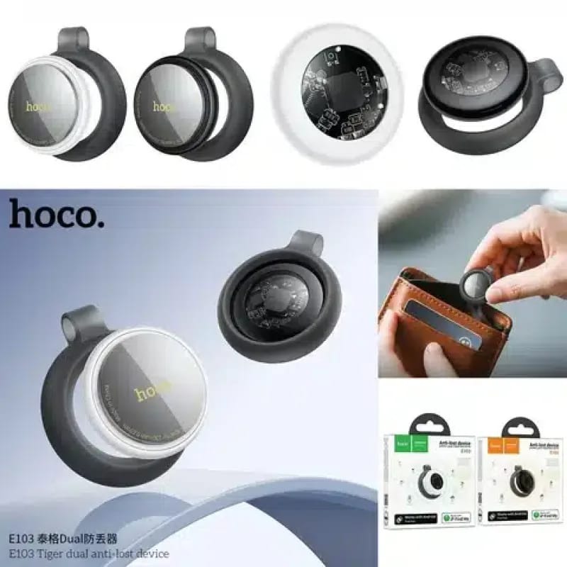 HOCO E103 Anti-Lost Tracker on Keyring – CR2032 Battery