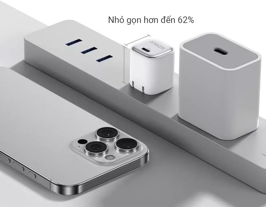 Anker Zolo 35W Fast Charging Adapter – Dual Port USB-C Power Charger