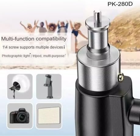 Adjustable aluminum alloy tripod stand for studio lighting
