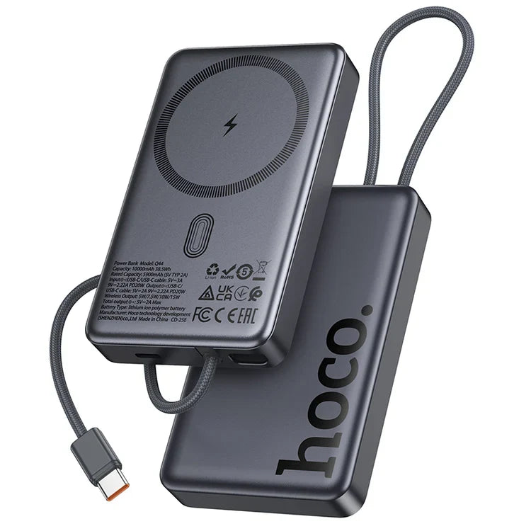 HOCO Q44 magnetic power bank 10000mAh wireless charging