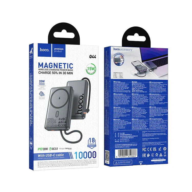 HOCO Q44 slim portable battery pack 10000mAh