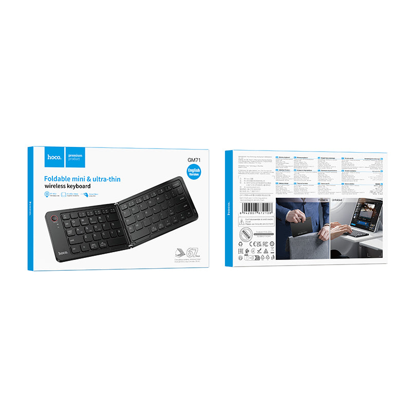 HOCO GM71 keyboard folded compact travel size