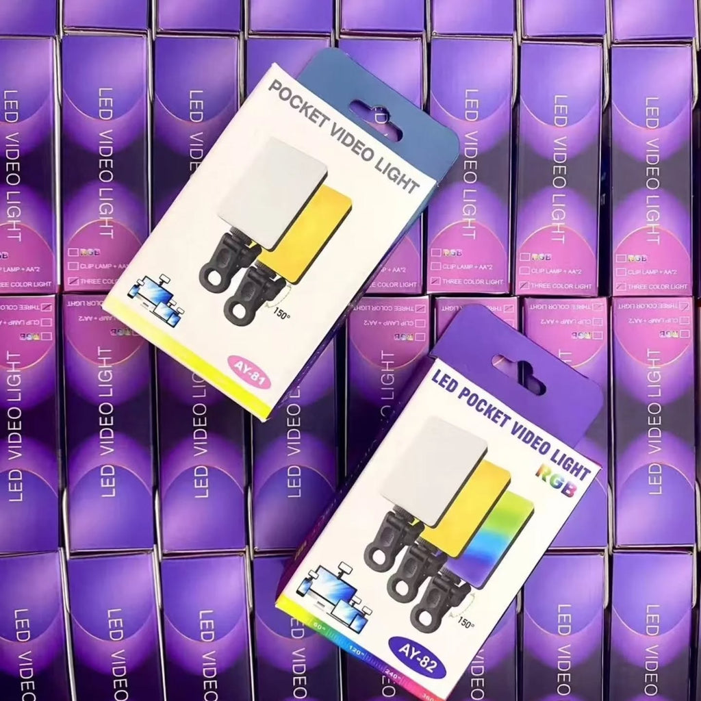 AY-81 Pocket Video Light – Warm and Cool Color Temperature Demo
