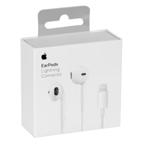Original iPhone Lightning earphones inline mic and controls
